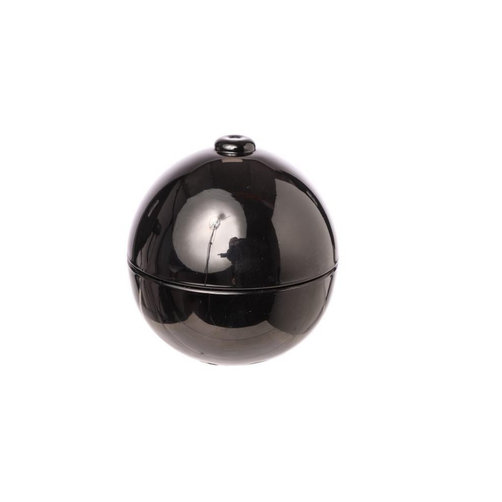 CANDELA BOULES IN VETRO BLACK 7X7